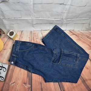 SHEIN Cargo Style High Waisted Jeans NWOT